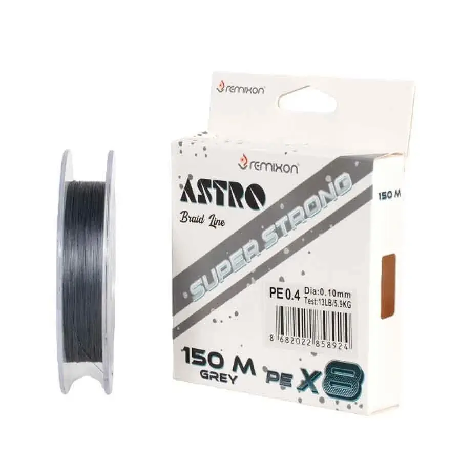 Remixon Astro 8x 150 mt Grey İp Misina