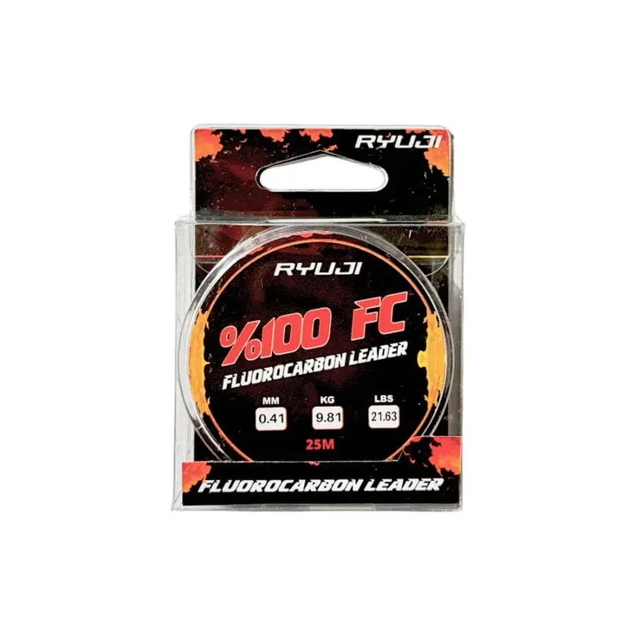 Ryuji Fluoro Carbon 25 Mt Shock Leader Misina