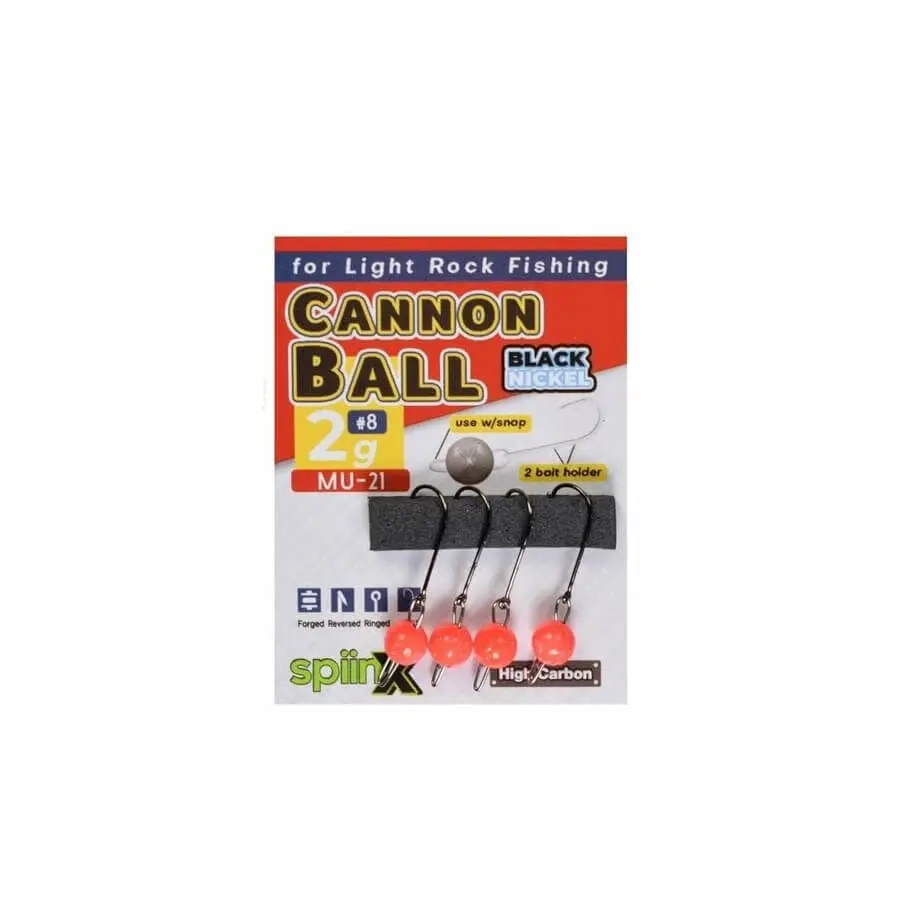 Spiinx Cannon Ball Pembe Jig Head